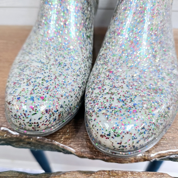 Jack Rogers Sparkley Rain Booties - Picture 3 of 7
